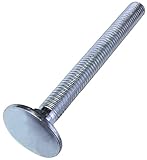 Pernos con cuello cuadrado y cabeza lisa - para un montaje muy rápido y sencillo, una solución práctica y fiable, que siempre le da el resultado esperado y permanente. Para obtener los mejores resultados, todos los orificios deben perforarse antes de ensamblar la tuerca y el perno, y deben usarse arandelas y tuercas de calidad similar. Aplicación: bricolaje industrial, doméstico, etc