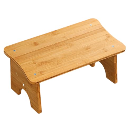 Tabouret marchepied en bois TOYANDONA pour toilette et bureau au quotidien