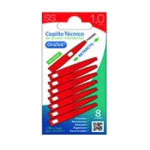Oratek Cepillo Interdental Retractil 1Mm 8Ud. 1 unidad 300 g