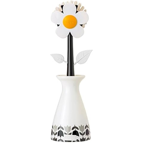Vigar Dish Brush, PP, White, 7.5 x 7.5 x 25.5 cm Cover