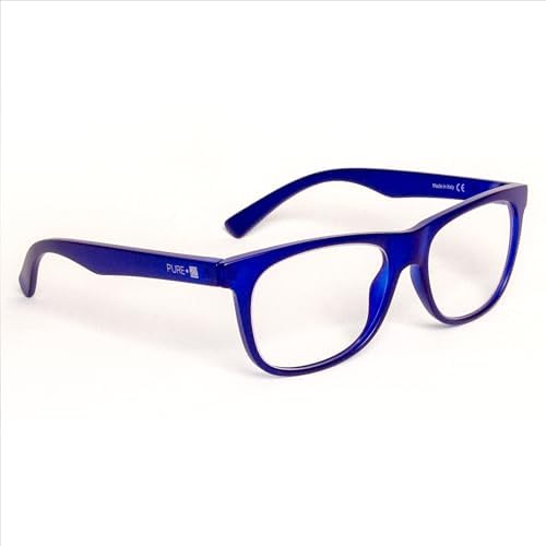 ZEISS BlueGuard PURE Z Ollie Non-Prescription Blue Light Blocking Eyeglasses, Matt Blue Frame - 2