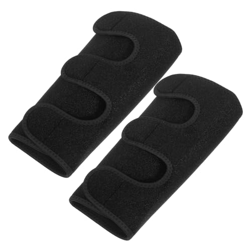 PACKOVE 2pcs Sports Knee Pads Knee Brace Leg Guards for Wrestling Calf Compression Brace Calf Brace Compression Calf Sleeve Brace Calf Sleeve for Women Leg Wraps Calf Socks Ok Cloth Black