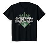 Kids Harry Potter Slytherin Quidditch Bats Cross T-Shirt