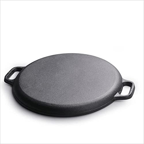 Cast Iron Skillet Bbq Grill Pan Thickened Oyster Raw Steak Pork Chicken Vegetables Cooking Wok Kitchen Outdoor Pancake Pot Large #TOP2