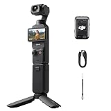 DJI Osmo Pocket 3 Kreativ Combo Bundle, vlog Kamera 4K mit 1-Zoll-CMOS und 4K/120 fps Video, 3-Achsen-Stabilisierung, digital Kamera, schnelles Scharfstellen (Pocket 3 Creator Combo)