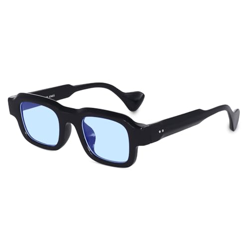 Image of Peter Jones Lenses Unisex Broad Frame Square UV /UB Protected Non-Polarized Sunglasses Medium (3809)