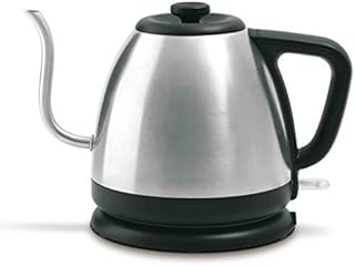 LITHON (ライソン) D-STYLIST 電気カフェケトル ポット 1.2L ステンレス 温度計付 | 安心安全の自動停止・空焚き防止 | ワンタッチで湯沸かし