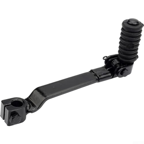 Whychstore Leva del cambio pieghevole in acciaio inox nero per moto da cross e ATV da 50 cc, 125 cc, installazione rapida