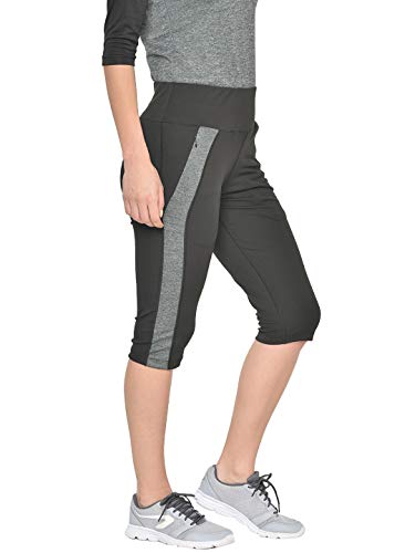 Image of CHKOKKO Women's Skinny Fit Polyester Workout Capri