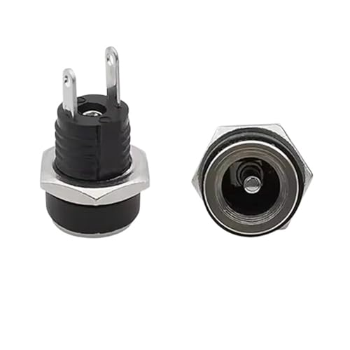 Prise d'alimentation CC femelle 5.5 2.1mm de haute précision DC-022B montage panneau robuste
