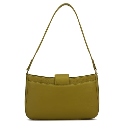 Image of Da Milano Small Leather Shoulder Bag (LB-OR-3023)