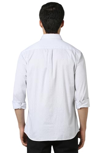 Image of Van Heusen Casual Printed Shirt for Men| Premium Cotton| Full Sleeves| Slim Fit |Breathable Fabric