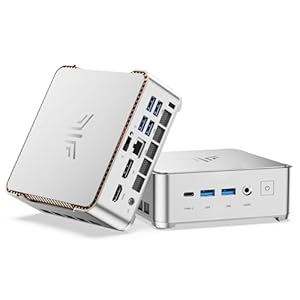NiPoGi Hyper H2 Mini PC W-11 Pro, Ιntel Core i9-11900H(8C/16T, bis zu 4,90 GHz), 32 GB (2 x 16GB) DDR4 1 TB M.2 NVMe SSD Mini Desktop Computer für Büro/Schule/Heim, WiFi 6, HDMI, DP, Typ-C, 54 W TDP.