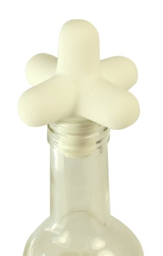 COOKUT Tapón para Botella Blanco, Silicona, Centimeters Cover