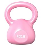 JLDN Kettlebell Weight 10lb, Kettlebells Portable Non-Slip Weightlifting Neoprene Coating Around Bod