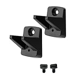 Suncast 2 Pack Wall Mount Hook Tool Organizer, Outdoor Rack System for Garage Storage, Closet, Shed, or Cleaning Organization, Black