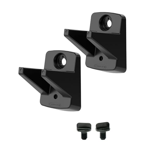 Suncast 4 Pack Wall Mount Hook Tool Organizer, Outdoor Rack System for Garage Storage, Closet, Shed, or Cleaning Organization, Black - image 7