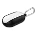 2019 Galaxy Buds Case Cover Silicone Bean, Protective Accessories Skin Cover Soft and Flexible, Anti-Scratch, Keychain Shockproof Nonslip Carabiner Charging Case for Samsung Galaxy Buds - Black