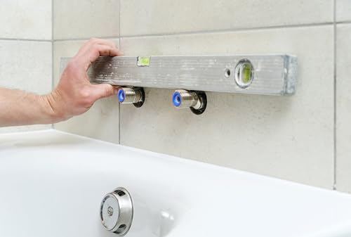 S-Anschluss Duscharmatur-Adapter Verstellbar Adapter, 1/2 Auf 3/4