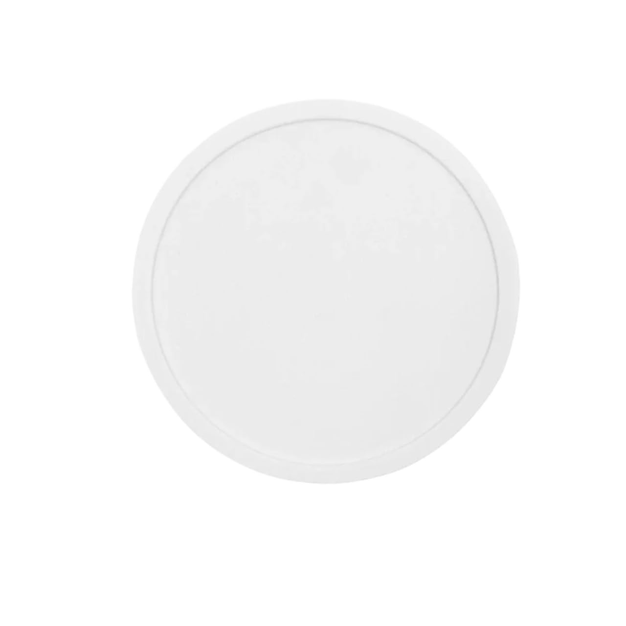 Tappetini 4/6/12 pezzi/set 10 cm sottobicchiere rotondo in silicone tappetino isolante in silicone sottobicchieri portabicchieri portabicchieri decorazioni for la tavola di casa Per Cucina(White,6PCS_