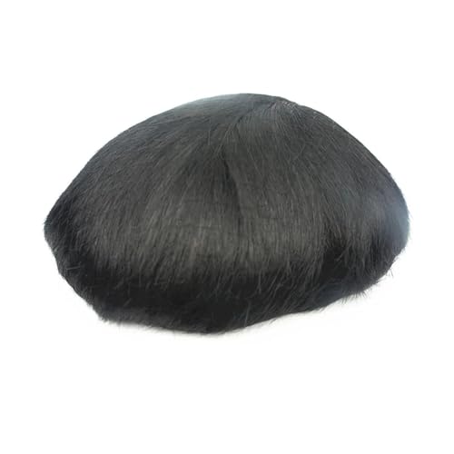 Toupet pour homme quotidien système de remplacement capillaire lace et polyuréthane