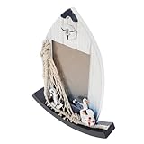 Protection photo : sa construction robuste protège vos photos de la poussière et de l'usure, faisant de ce cadre un outil pratique pour conserver vos précieux souvenirs. porte-photos sur le thème de l'océan, cadre photo rétro