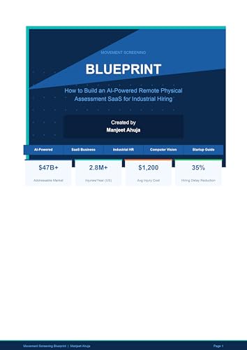 Movement Screening Blueprint: How to Build an AI-Powered Remote Physical Assessment SaaS for Industrial Hiring