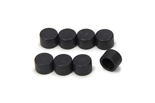 Manley Valve Lash Cap, 0.080 in Thick, 7 mm Valve Stems, Minimum 0.290 in Tip, Non-Rotating, Steel, Natural, Set of 8