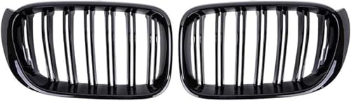 Calandre double lame noir brillant pour BMW look sport premium