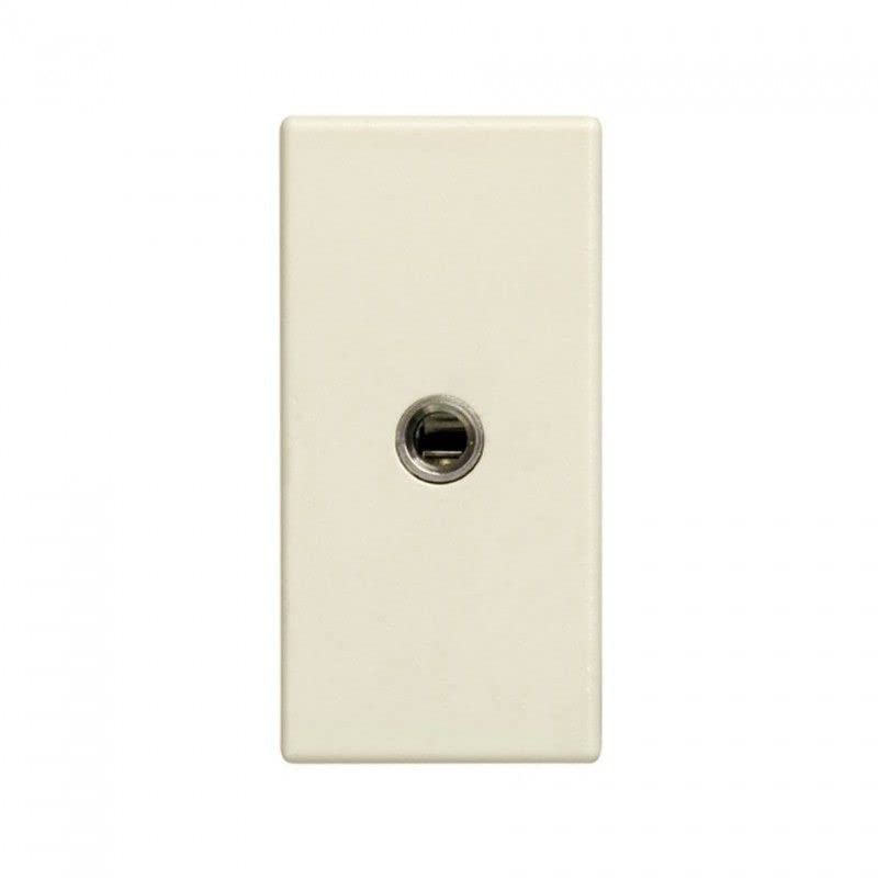 Mini-jack module étroit avec capot prise audio encastrable pour mur