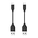 Anker [2-Pack] Powerline Micro USB (4 Inches) - Durable Charging Cable, with Aramid Fiber and 5000+ Bend Lifespan for Samsung, Nexus, LG, Motorola, Android Smartphones and More (Gray)