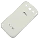 Battery Back Door Cover Replaement For Samsung Galaxy S III S3 i747 AT&T - Marble White