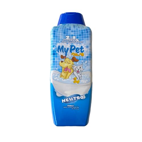 MY PET BRASIL Shampoo Para Cachorros 2 Em 1 Neutro 700Ml Shampoo E Condicionador My Pet Brasil