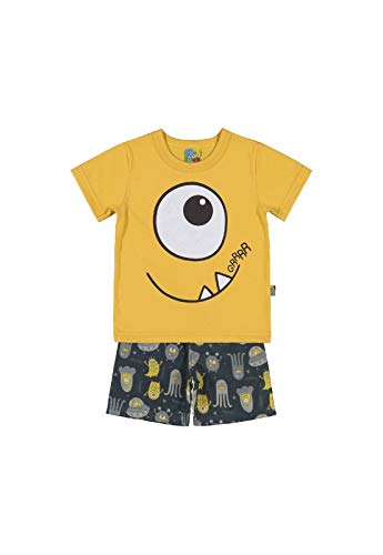 Conjunto Infantil Bee Loop Camiseta e Bermuda