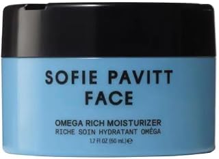 PAVITT FACE Omega Rich Moisturizer, Intense Hydration, Non-Comedogenic, Oil Absorbing, Smooths Texture, for Dewy Skin, 1.7 oz