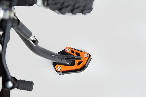 Mokiton Motorcycle Side Stand Extension Kickstand Plate Compatible With 890 Adventure/R 2021 2022 2023 2024 2025 | Foot Pad Support 890 ADV 890ADV 890ADVENTURE Accessories (orange-1) by Mokiton - Image 3