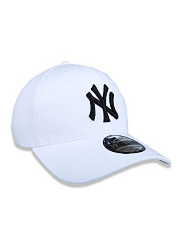 BONE 39THIRTY HIGH CROWN MLB NEW YORK YANKEES ABA CURVA STRETCH FIT BRANCO New Era