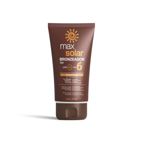 MAX SOLAR GEL BRONZEADOR FPS 6-120 mL