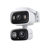 Tapo(タポ) 防犯カメラ ペットカメラ 屋外・屋内対応 2K 300万画素 デュアルレンズ パンチルト360° 広角125° AI検知 フルカラー夜間撮影 IP65 防水防塵 双方向通話 Alexa/Google Assistant対応 TP-Link Tapo C246D/A