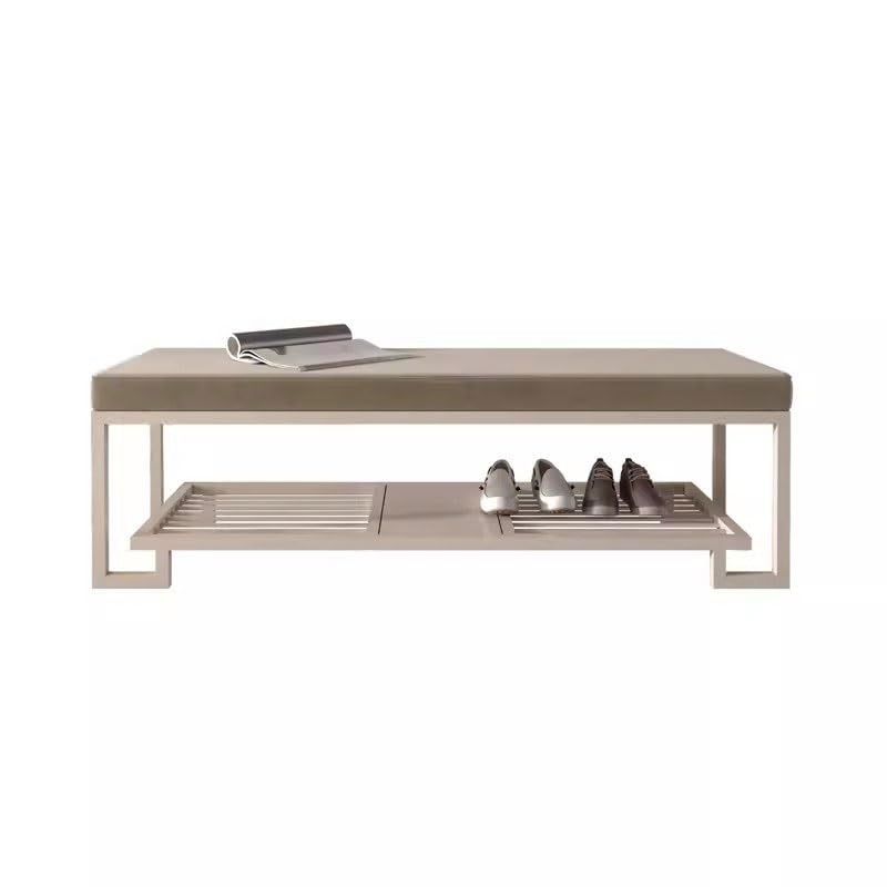 Tabouret de douche multifonction et banc à chaussures en bois