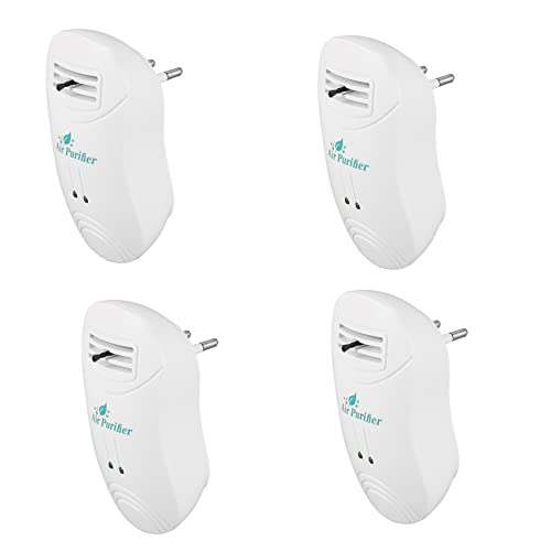 KEALBAUS 4X Ionizador Purificador de Aire para Generador de Iones Negativos Filtro de Aire Eliminar Purificación Formaldehído Humo Polvo