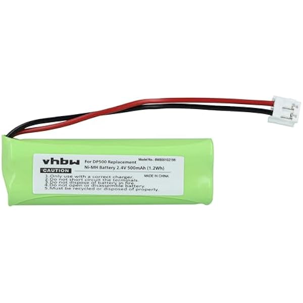 vhbw 1 x аккумулятор совместимый с настольным телефоном Medion MD82973 MD83024 MD83173 Life S63062 S63065 S63072 500 мАч 2 4 В NiMH - замена для GP1010 GPHC05RN01 VTHC04RN01 VTHC04RN0001 0 0 0 0