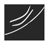 Alerón Frontal para VW para Passat B8 Sedán para Variant 2017-2023 Rejilla Delantera Tipo Riñón Capó Delantero Coche Faro Cejas Moldura Labios