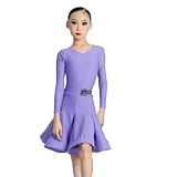 Falda de Baile Latino para Niñas Vestido de Competición para Halloween Y Carnaval Ideal para Actuaciones En El Escenario O Bailes Sociales como Cha Cha Tango. También Disponible como Disfraz de Baile