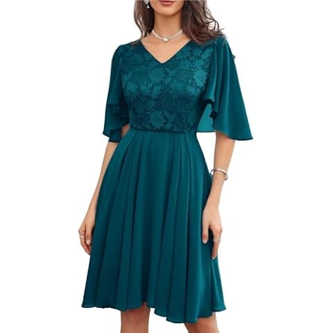 GRACE KARIN Elegant Midi A-Line Dress Cover