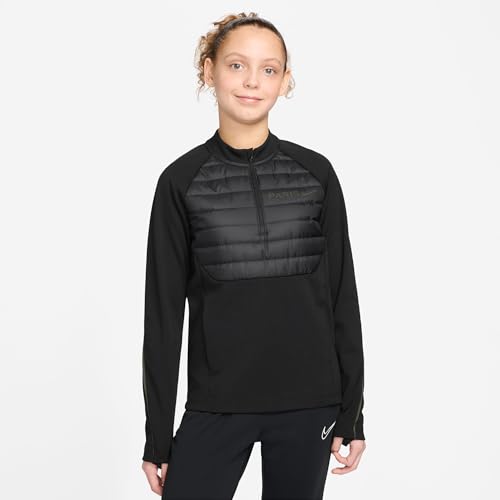 Image of Paris Saint-Germain Academy Winter Warrior Nike Therma-FIT Older Kids' Football Drill Top HM4449