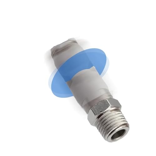 Accesorios para mangueras de aire 10/4/1 piezas Tubo de manguera de aire Accesorio giratorio Conexión neumática 4 mm 6 mm 8 mm 10 mm 6 1/4(NRC10-02,10pcs)