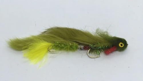 Articulated Butt Monkey - Olive - Articulated Streamer 6 4