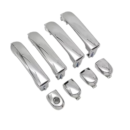 Couvre poignée de porte Nissan Tiida accessoire remplacement poignée extérieure chromée set