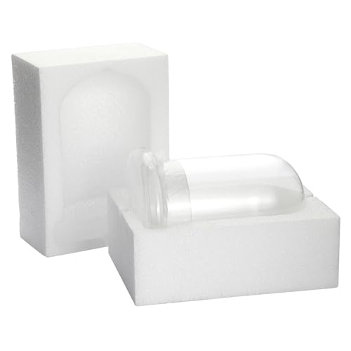 OGANAZI Mini Pflanzenterrarium Glas Sukkulenten Topf, Klare Glaskuppel mit 3 mm Luftloch, Deko Glasglocke mit Glasboden, Tischdeko Geschenk für Büro Arbeitszimmer Wohnzimmer (14,5x21 cm,Ohne Pflanzen)